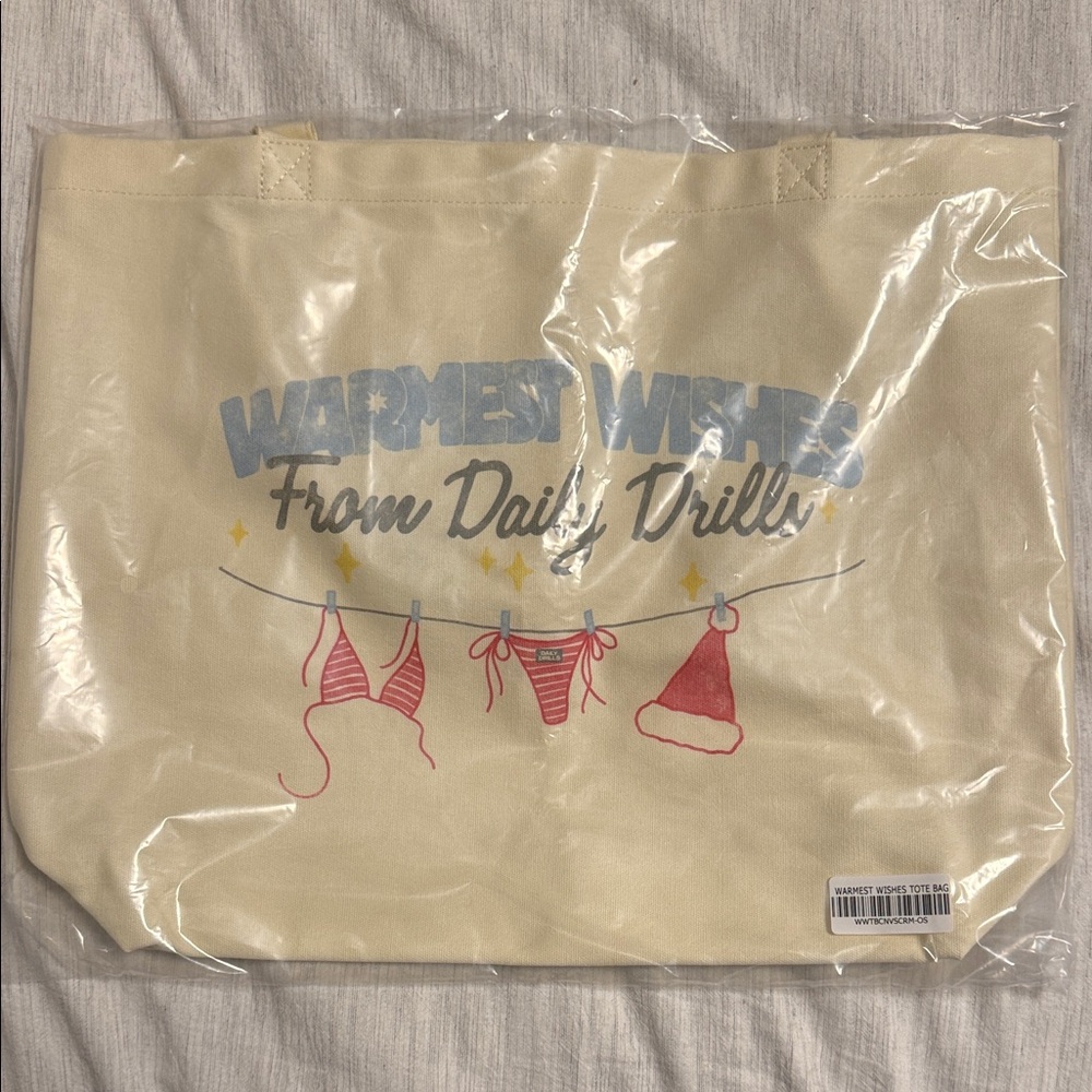 Daily Drills Cream Tote